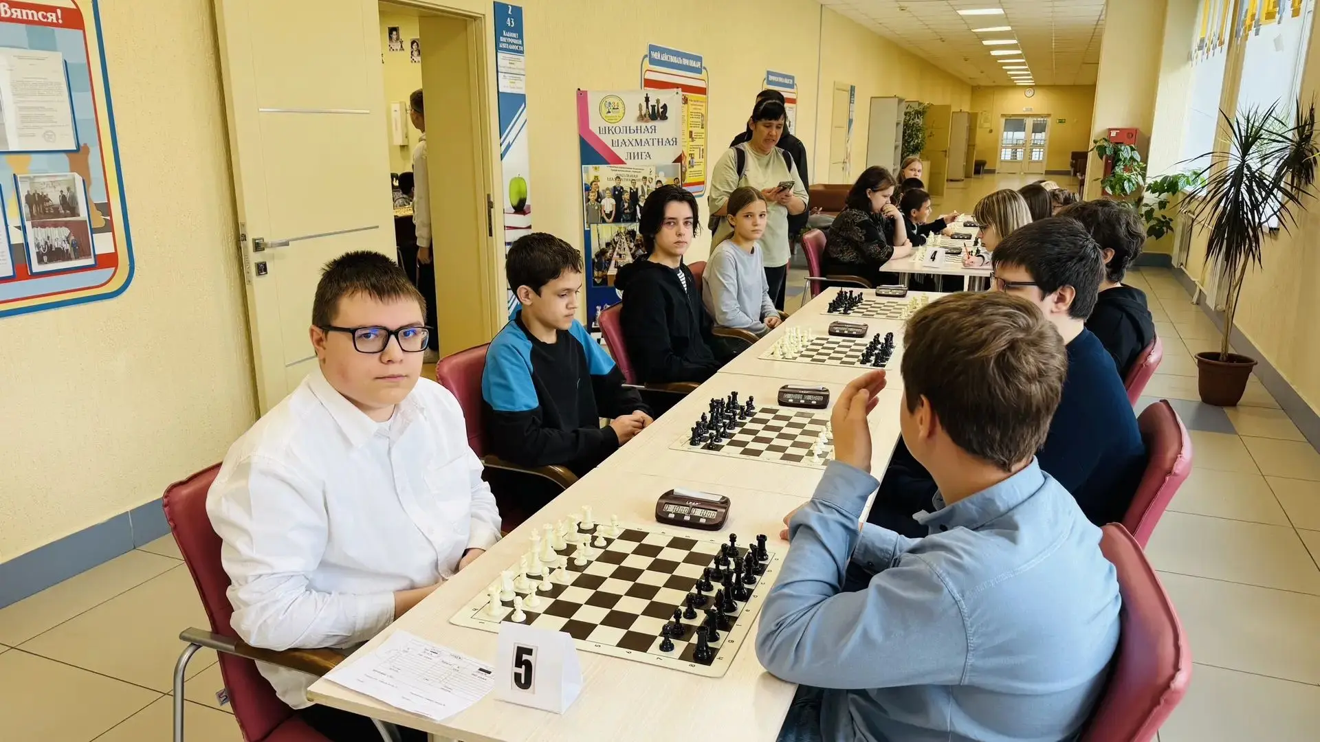 Шахматный турнир нашей школы! ♟️