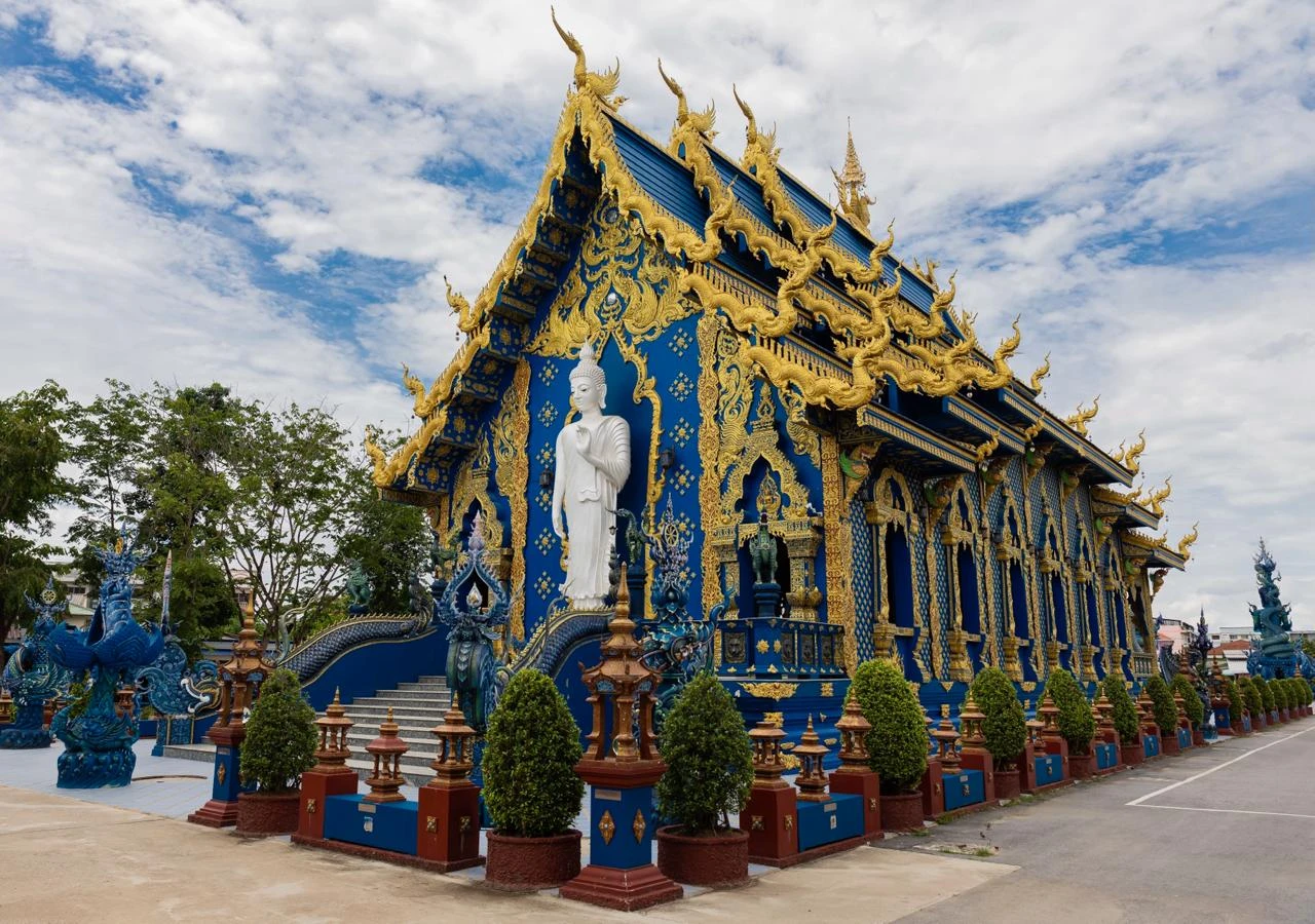 Синий храм в Чианграе, Таиланд 🇹🇭
