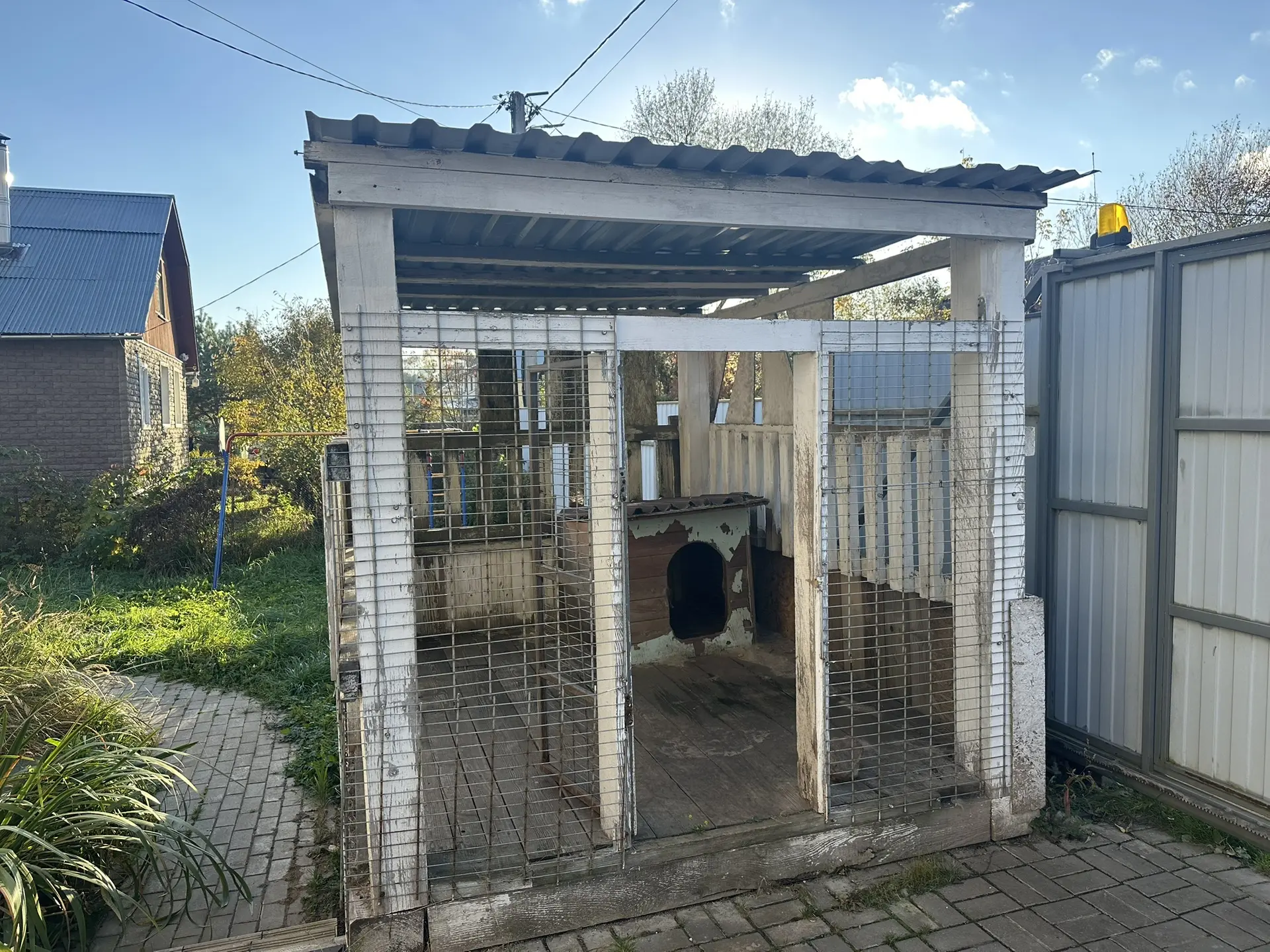 Отдадим вольер с будкой для крупной собаки