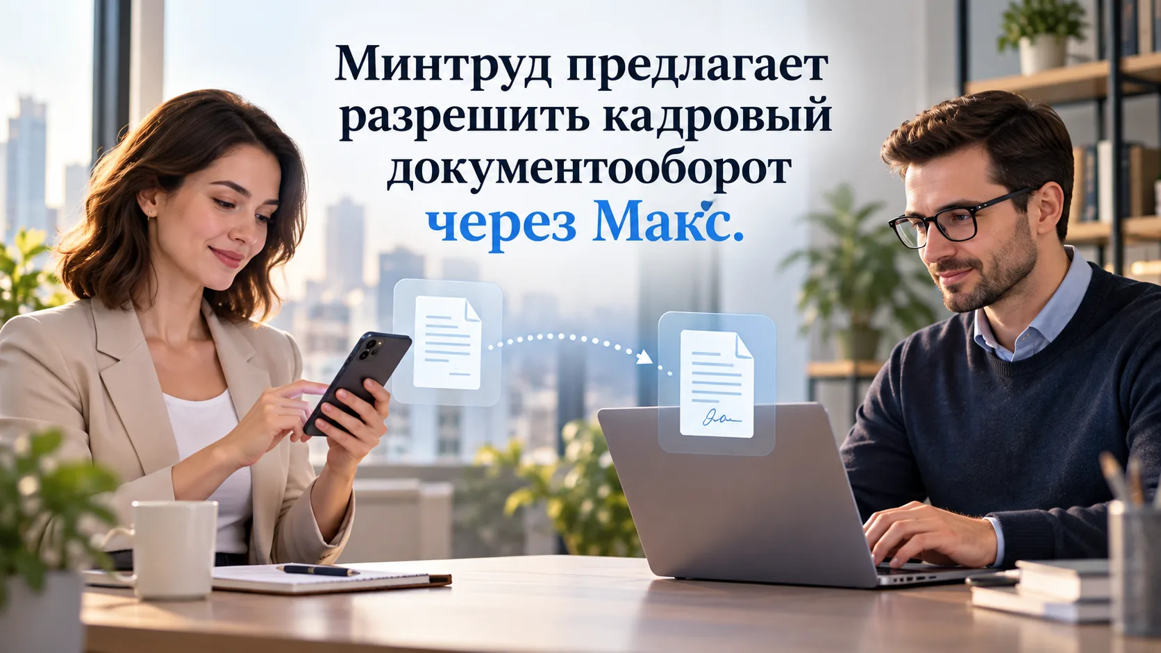 Подготовлен проект поправок в ТК РФ, который позволит использовать Макс как дополнитель...