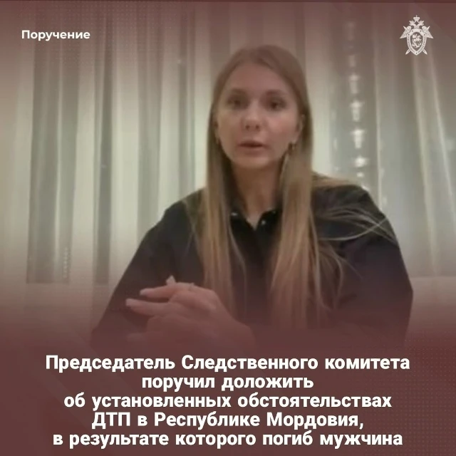 Председатель Следственного комитета поручил доложить об установленных обстоятельствах Д...