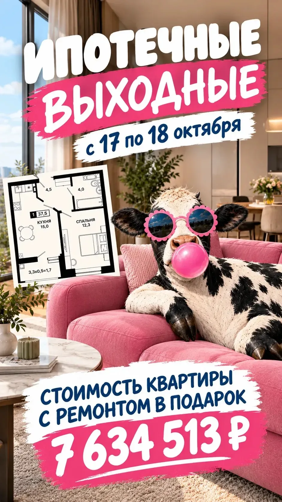 🏡 Ипотечные выходные в ЮСИ | 17–18 октября
