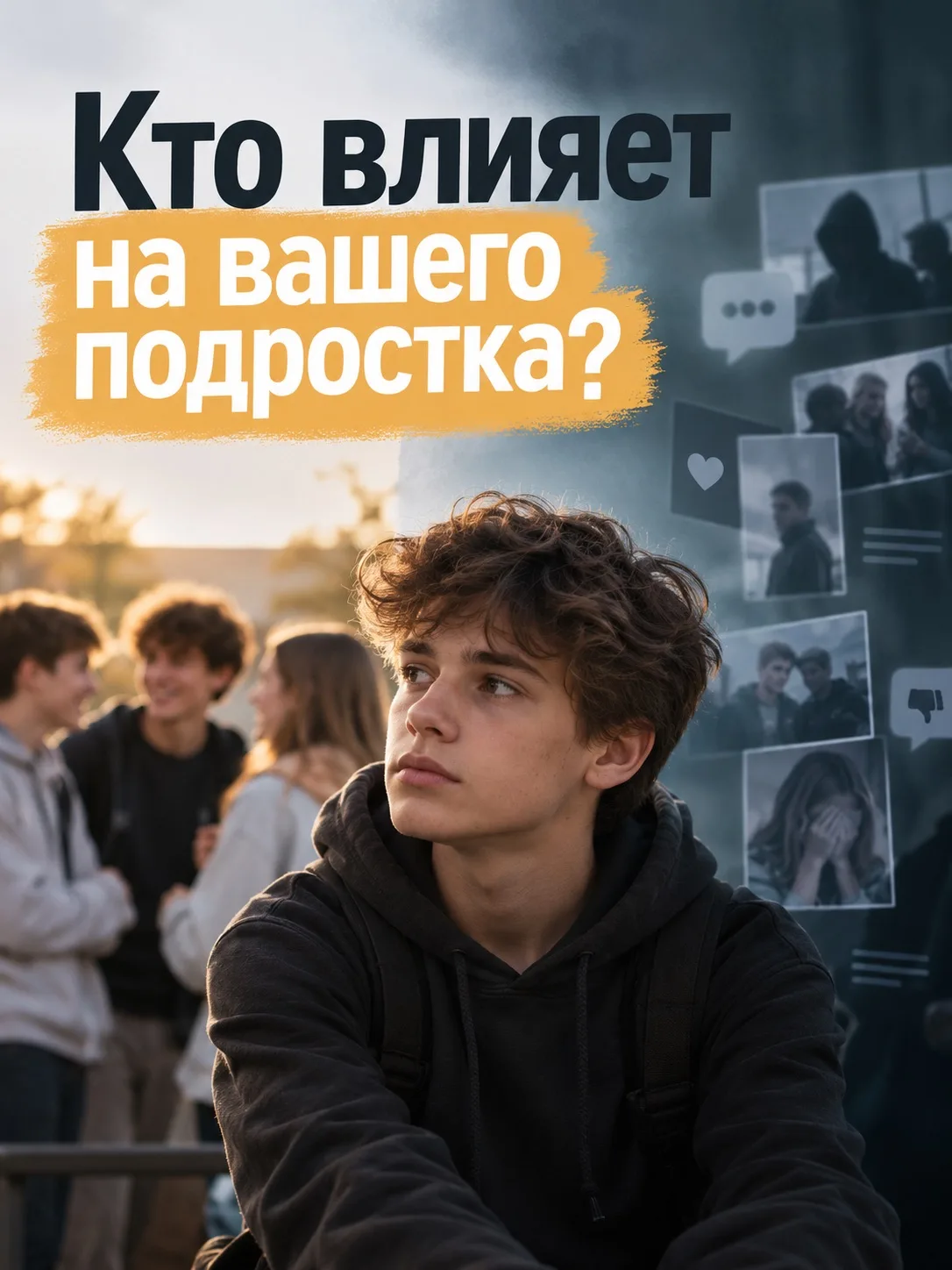 Кто влияет на вашего подростка?