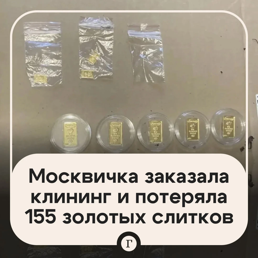 😱 Домработница вынесла из сейфа хозяйки 155 слитков золота.