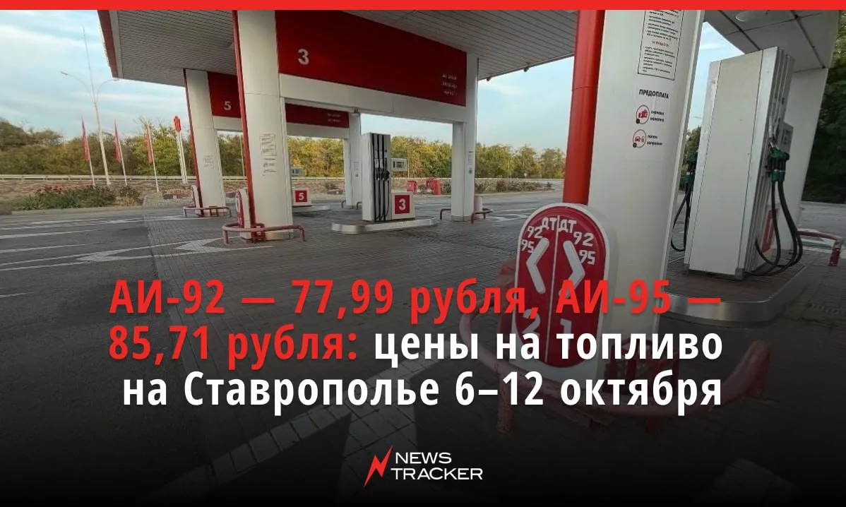 ⛽️ Рынок топлива на Ставрополье за последнюю неделю в целом был стабилен — цены на топл...