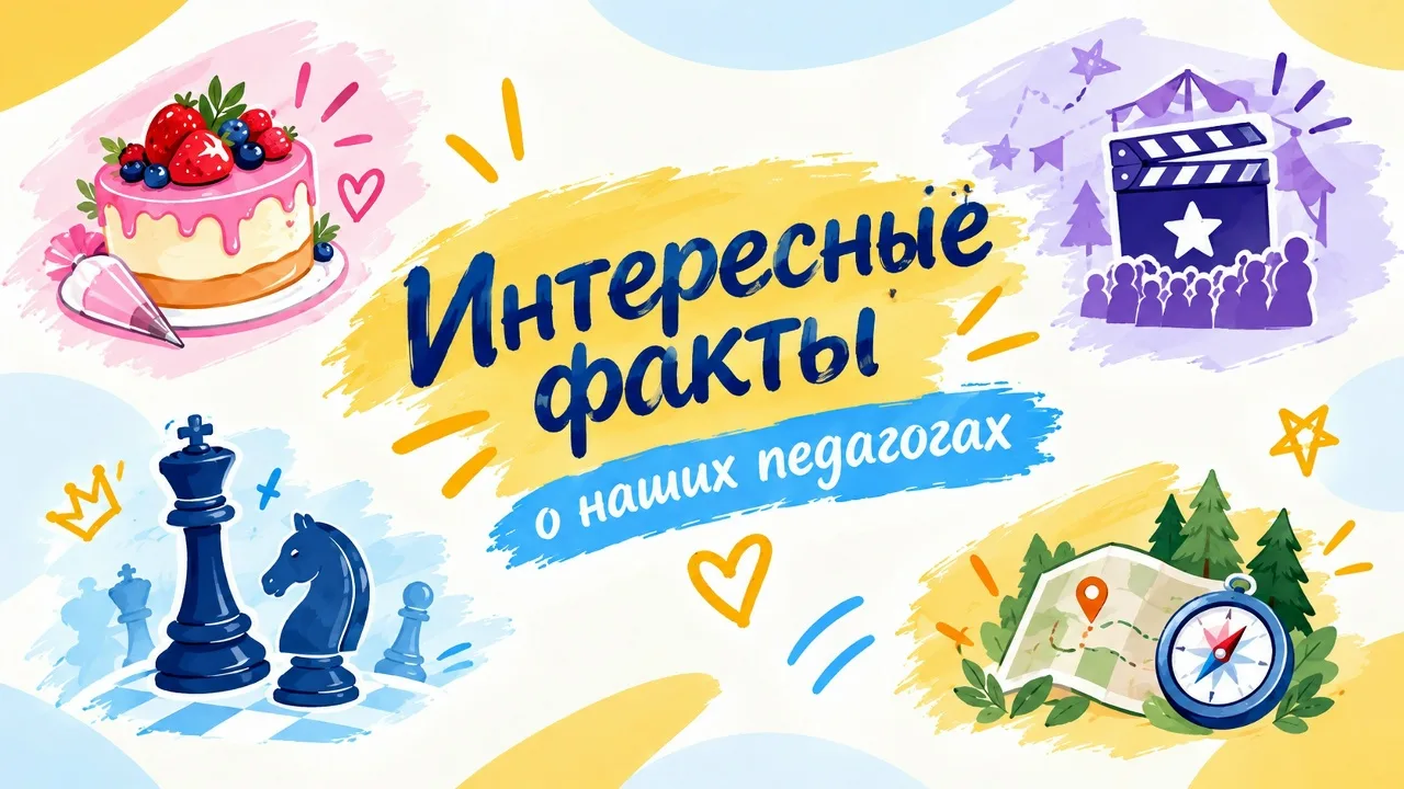 🌟 ИНТЕРЕСНЫЕ ФАКТЫ О НАШИХ ПЕДАГОГАХ