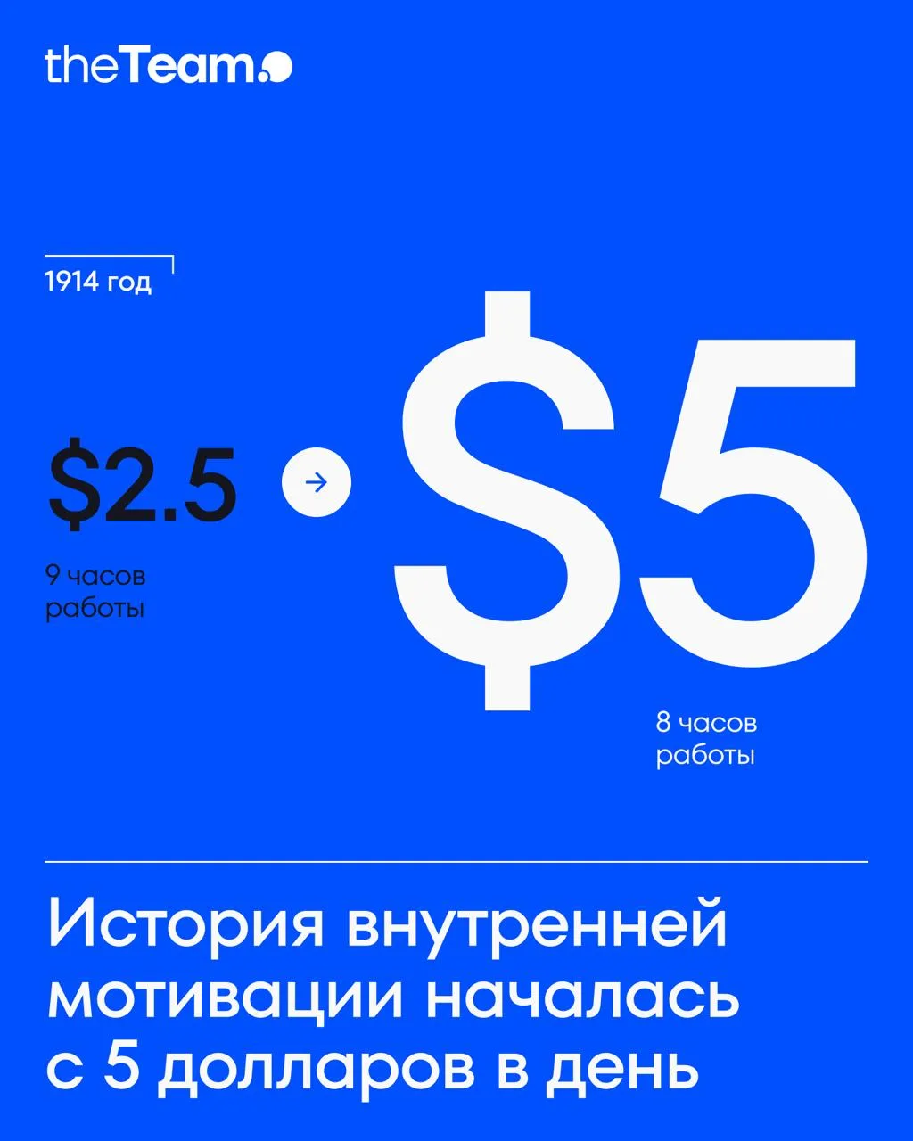 💵 История внутренней мотивации началась с 5 долларов в день