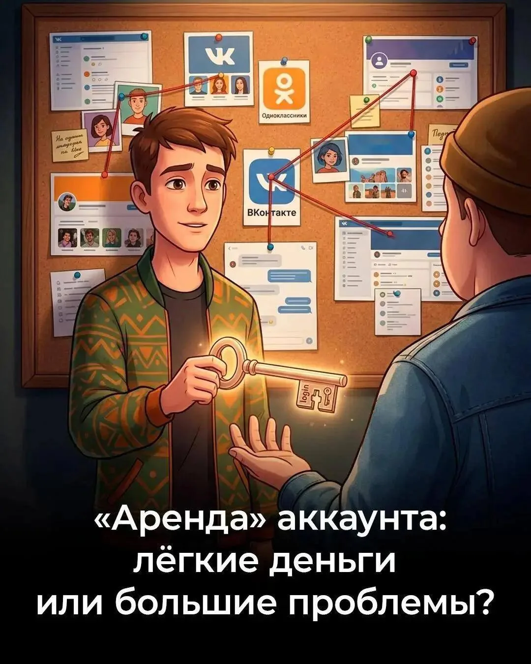 «Аренда» аккаунта — пособничество преступникам