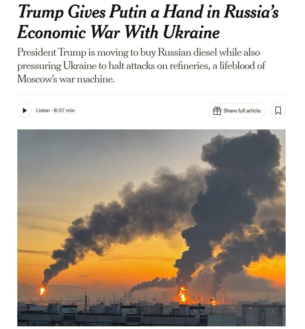 The New York Times: остановка металлургии Украины ставит под угрозу отрасль, обеспечива...