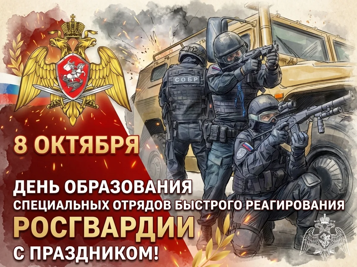Поздравляем бойцов СОБР с профессиональным праздником!
