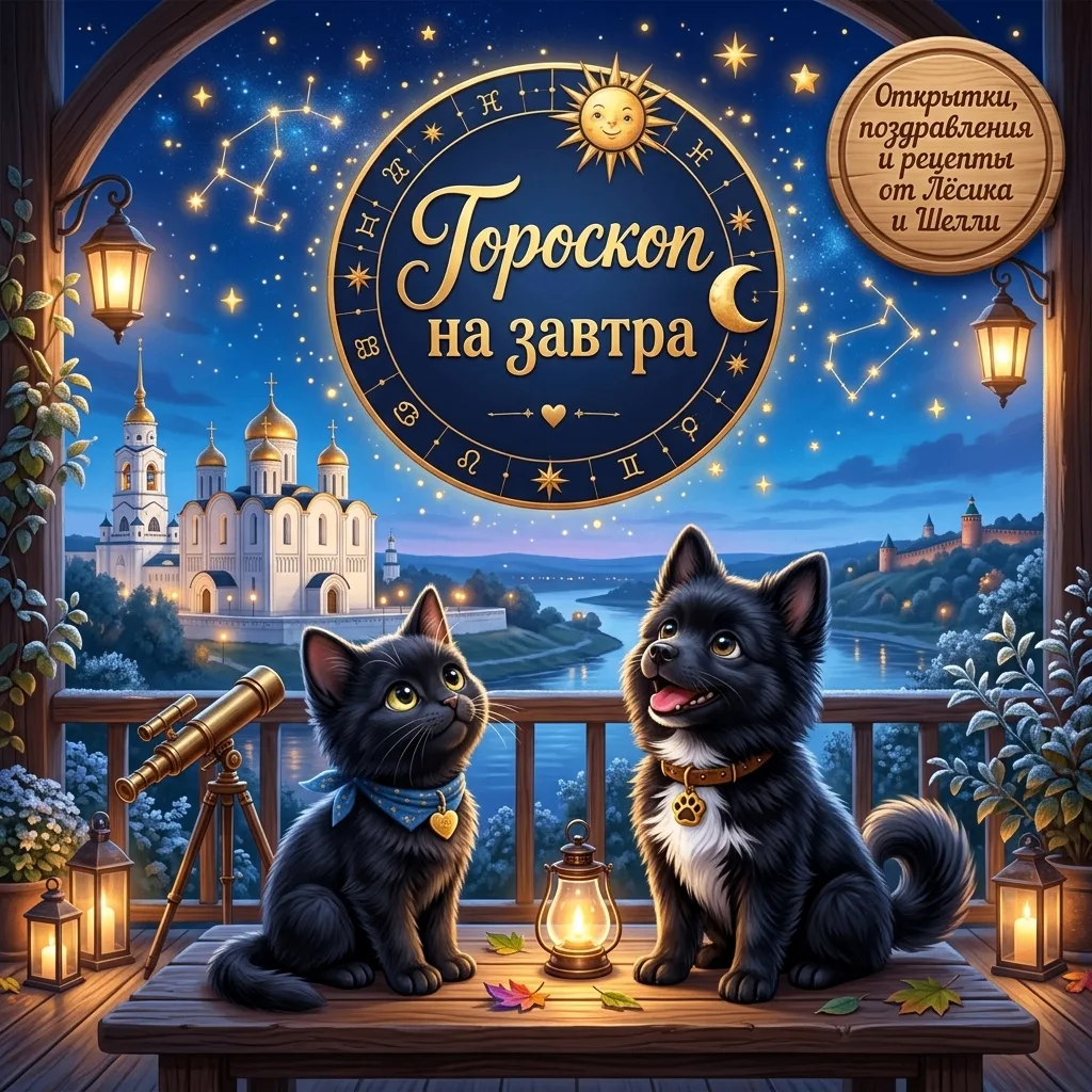 ЗВЁЗДНЫЙ ВЕСТНИК: ГОРОСКОП НА ЗАВТРА, 15 ОКТЯБРЯ ✨🐾— Шелли, взгляни на вечерний небоск...
