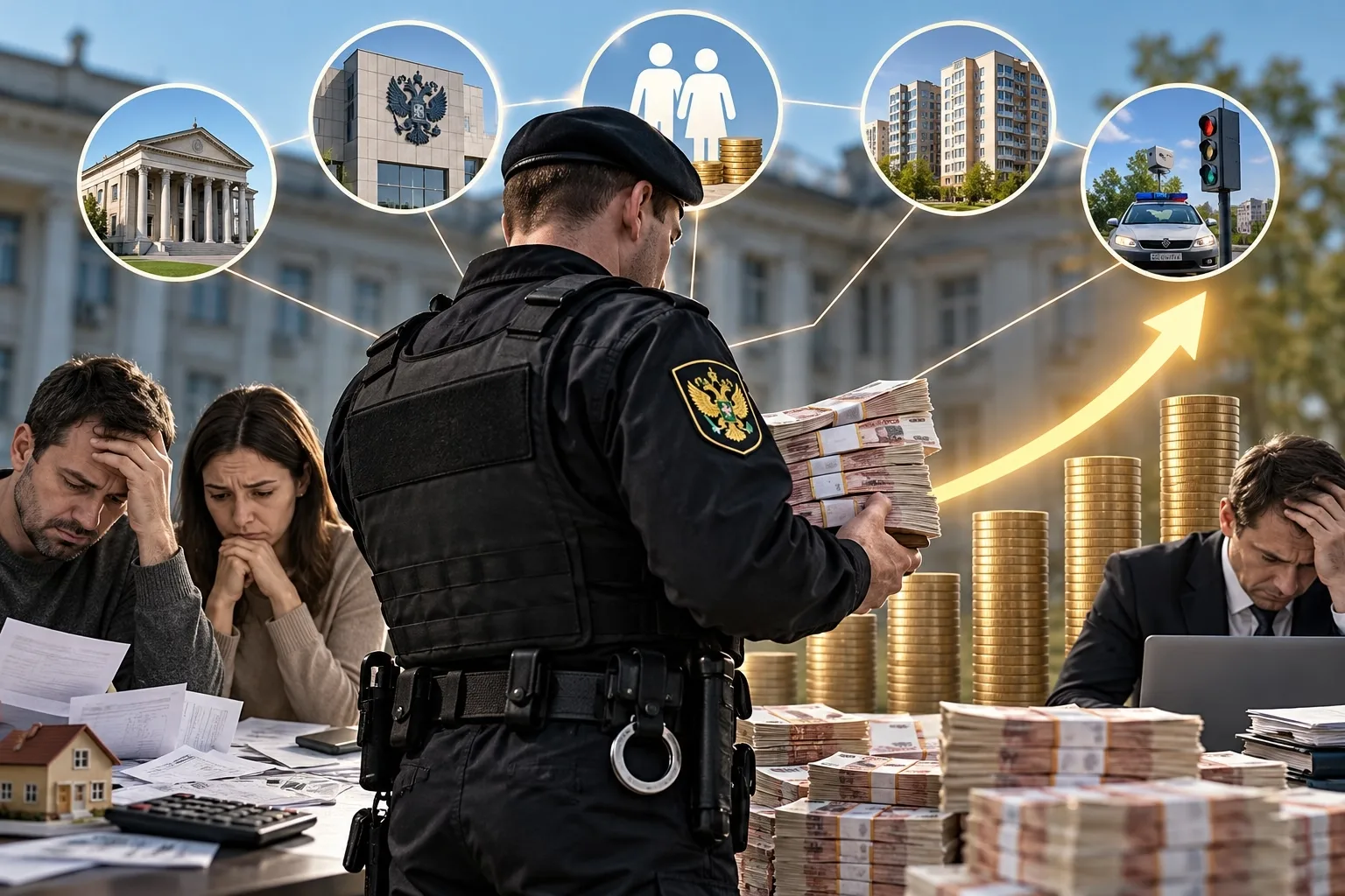 Приставы планируют собрать с должников почти 152 млрд рублей к 2029 году