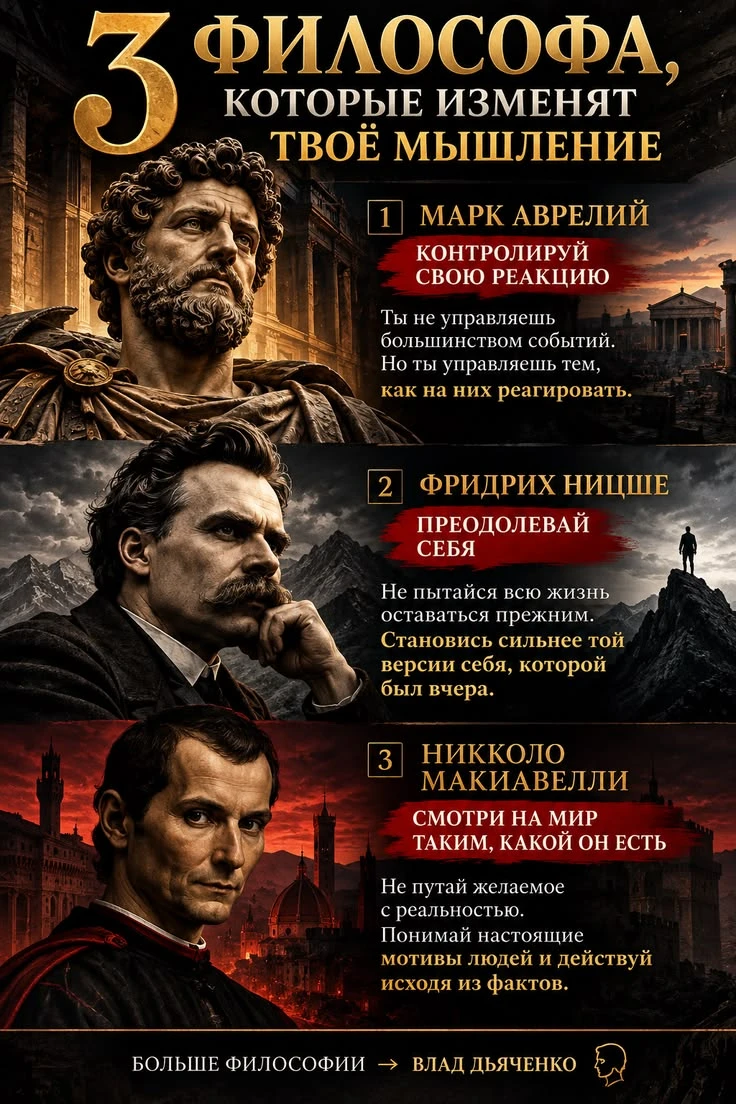 3 философа, которые изменят твоё мышление