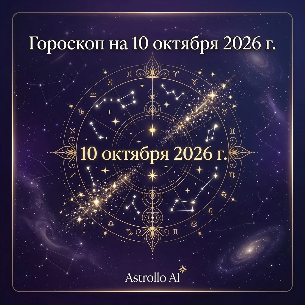 🔮 Гороскоп на 10 октября 2026 г.
