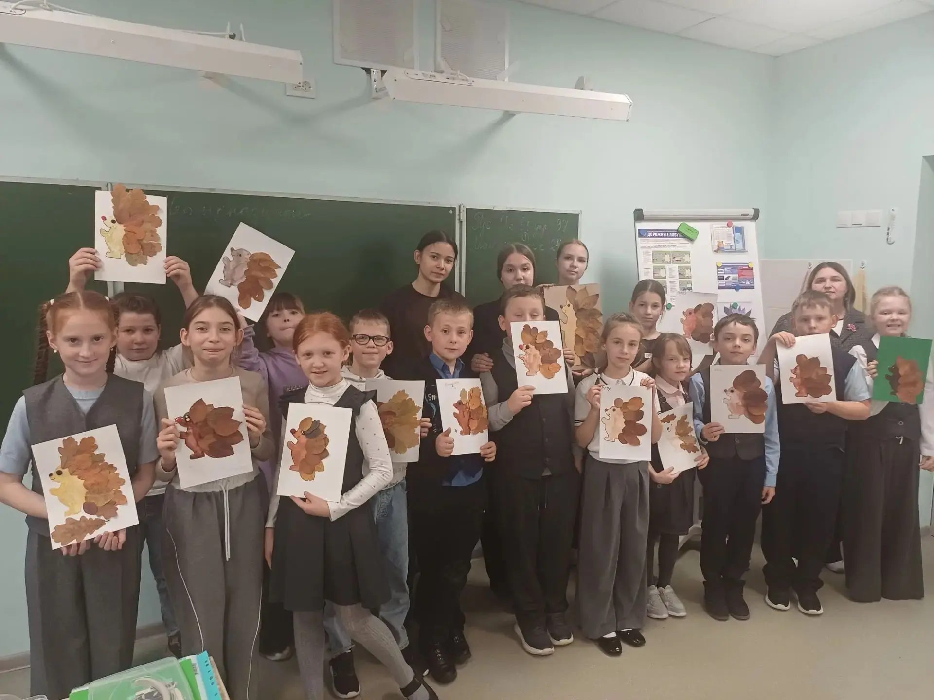 🍂🍁🦔14 октября  к учащимся 3 " Б" класса пришла в гости  Вера Николаевна Ускова,
