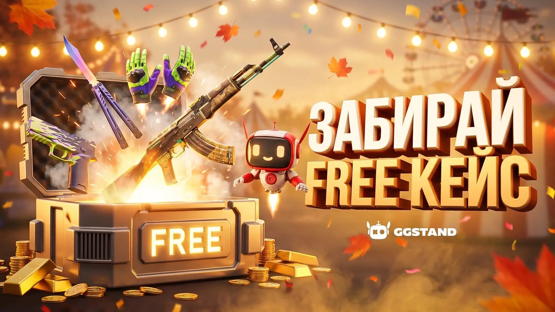 3QPJ3G — бесплатный кейс «Пистолет-пулеметы»