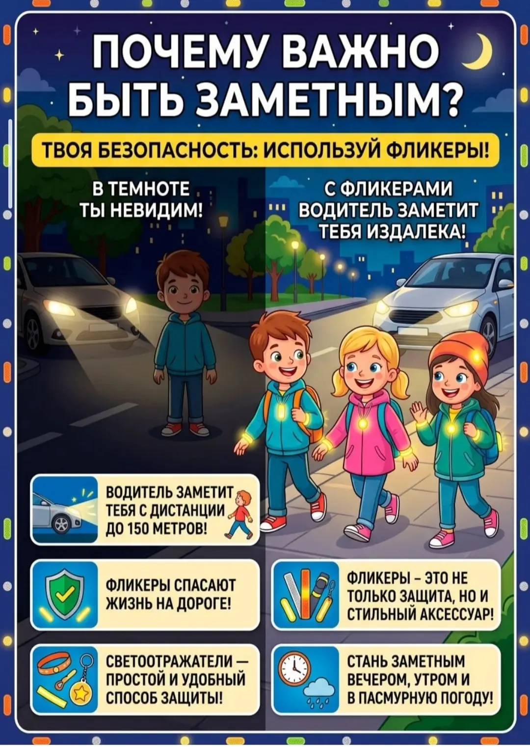 Почему важно носить фликер: безопасность, которая спасает жизни