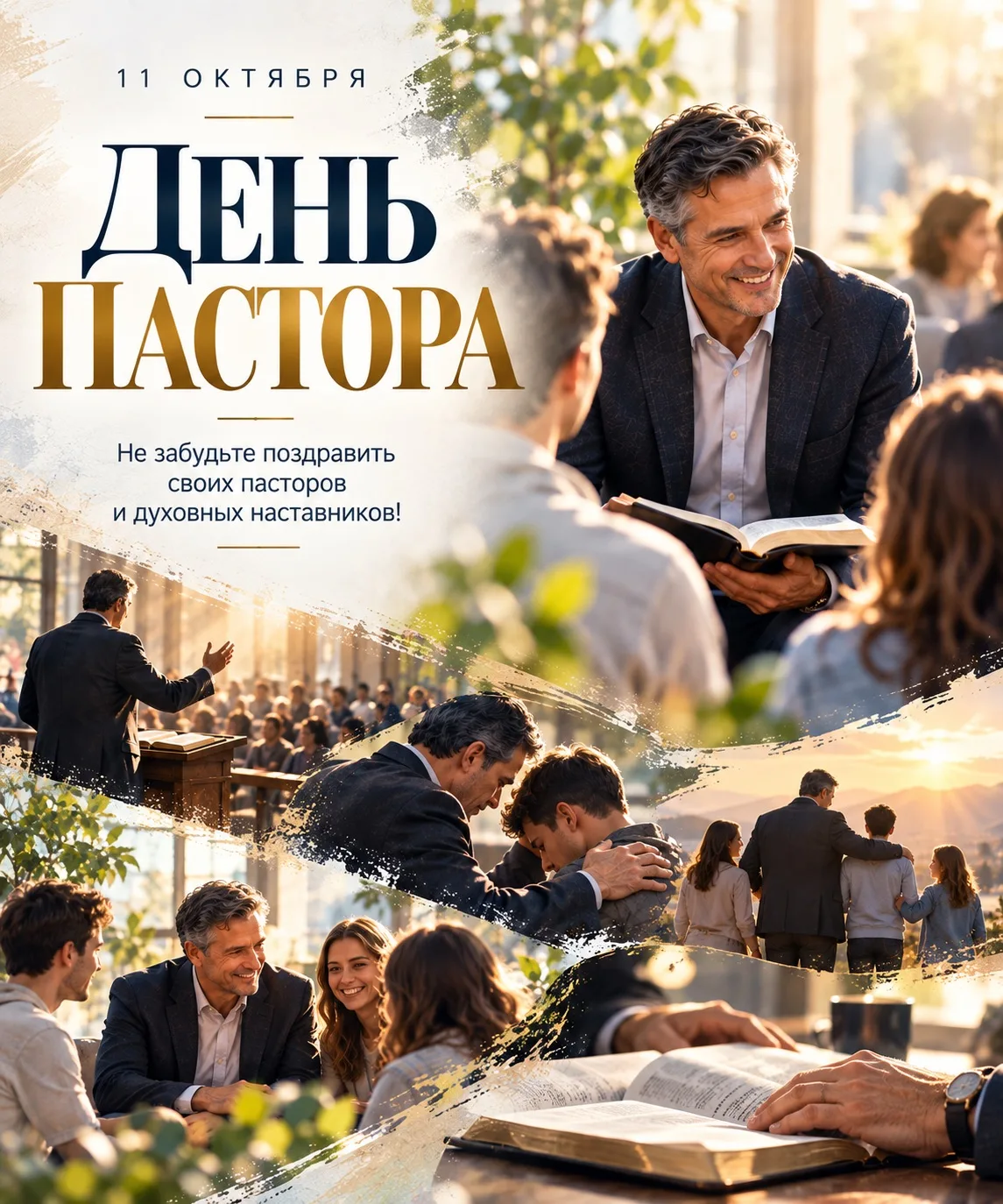 11 ОКТЯБРЯ — ДЕНЬ ПАСТОРА!