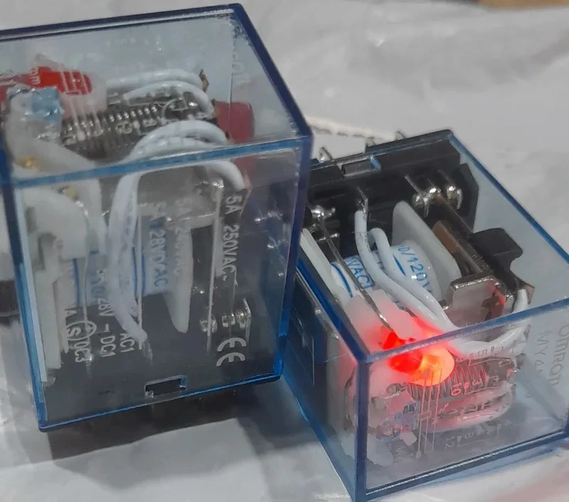 Качественные реле со встроенным светодиодом. 6, 12, 24, 36, 48, 110, 220, 380 V.