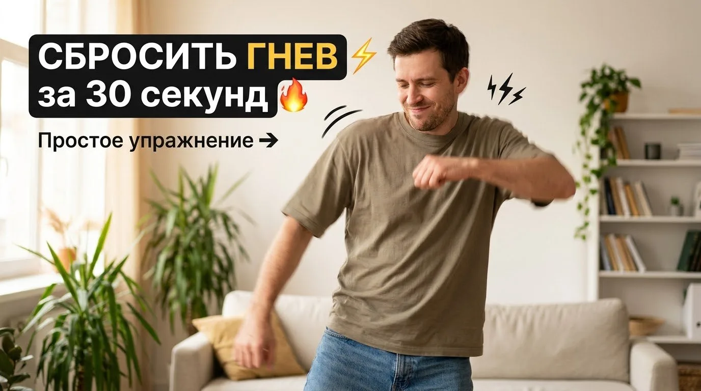 Сбросить гнев за 30 секунд