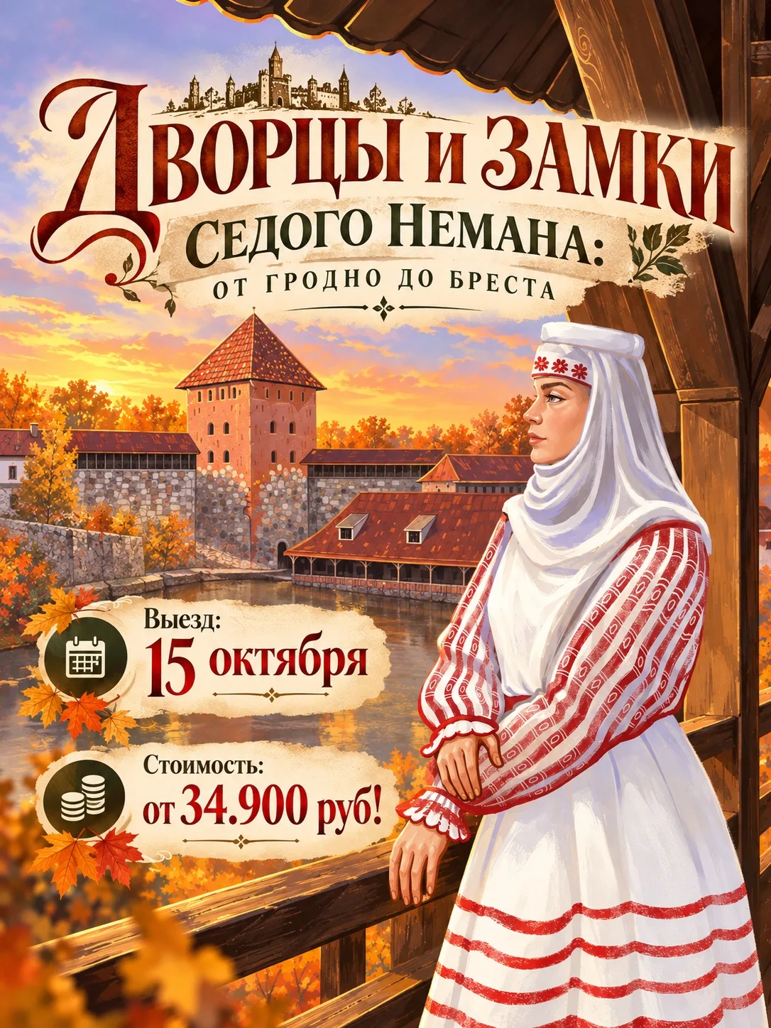 Дворцы и замки Седого Немана: от Гродно до Бреста🏰