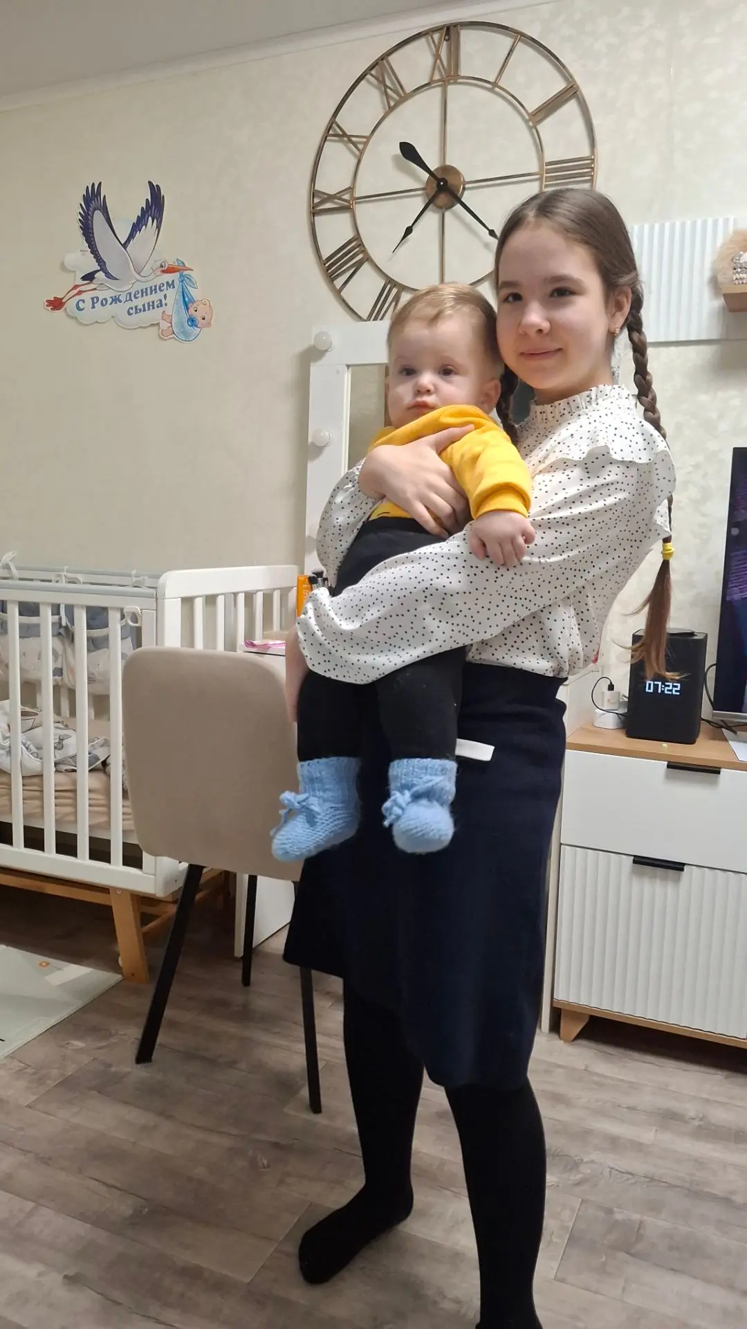 Были сегодня с этим пупсом у педиатра.