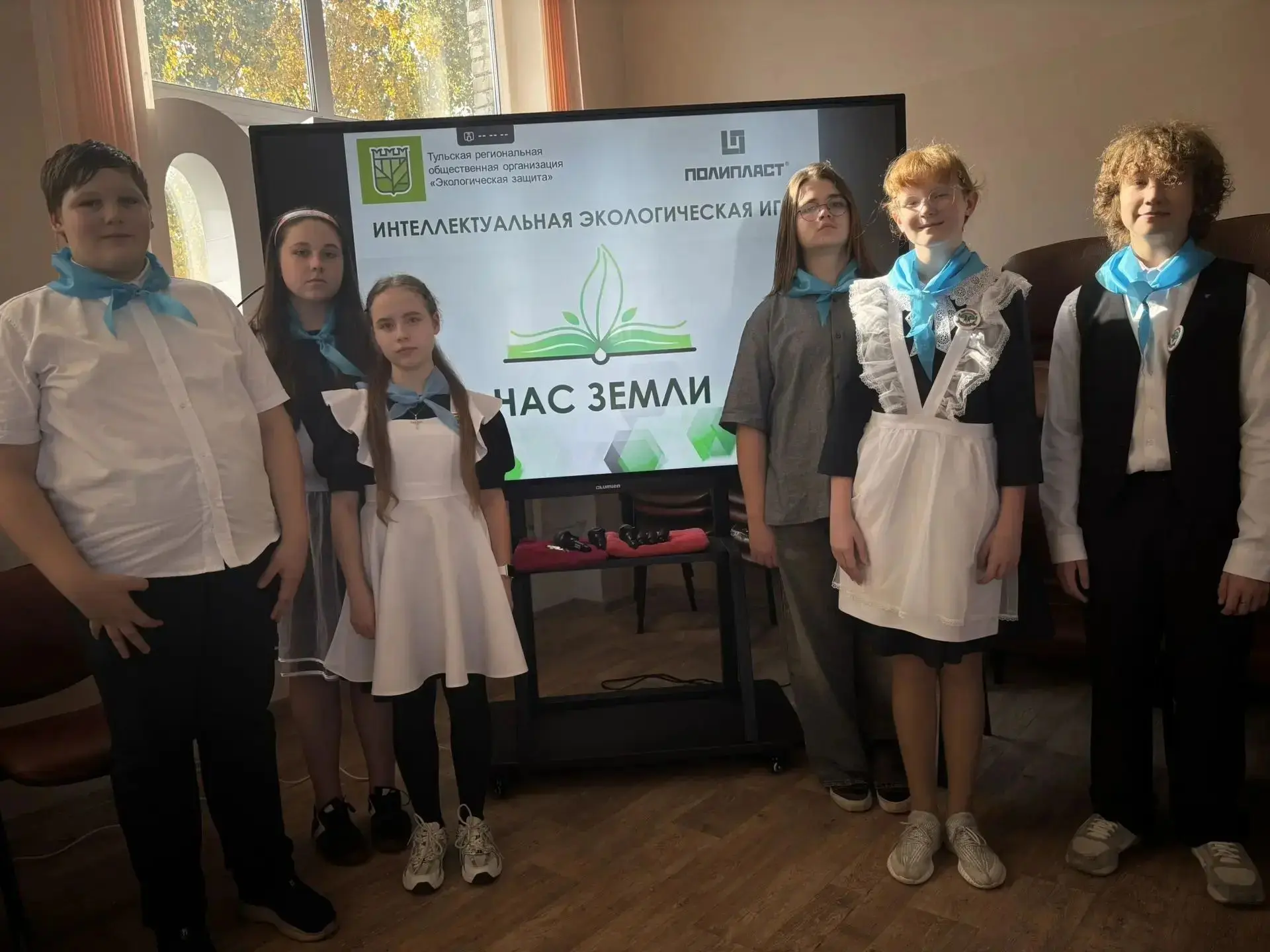 🌱🌏🌱 Команда нашей школы приняла участие в интеллектуальном экологическом брейн-ринге...