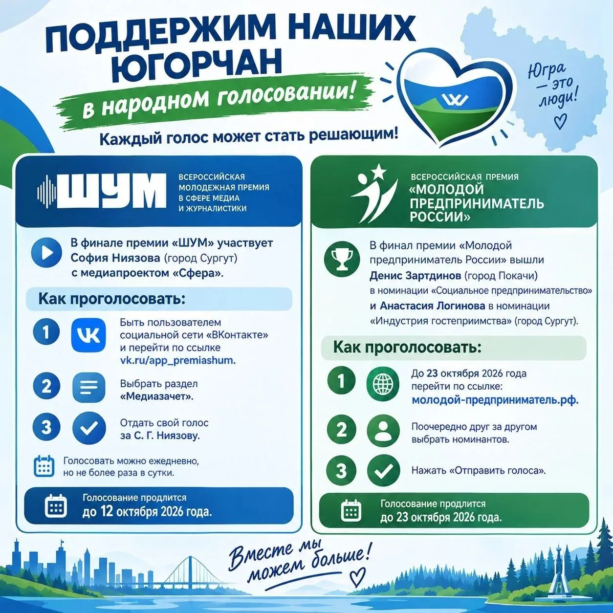 Поддержим югорчан!