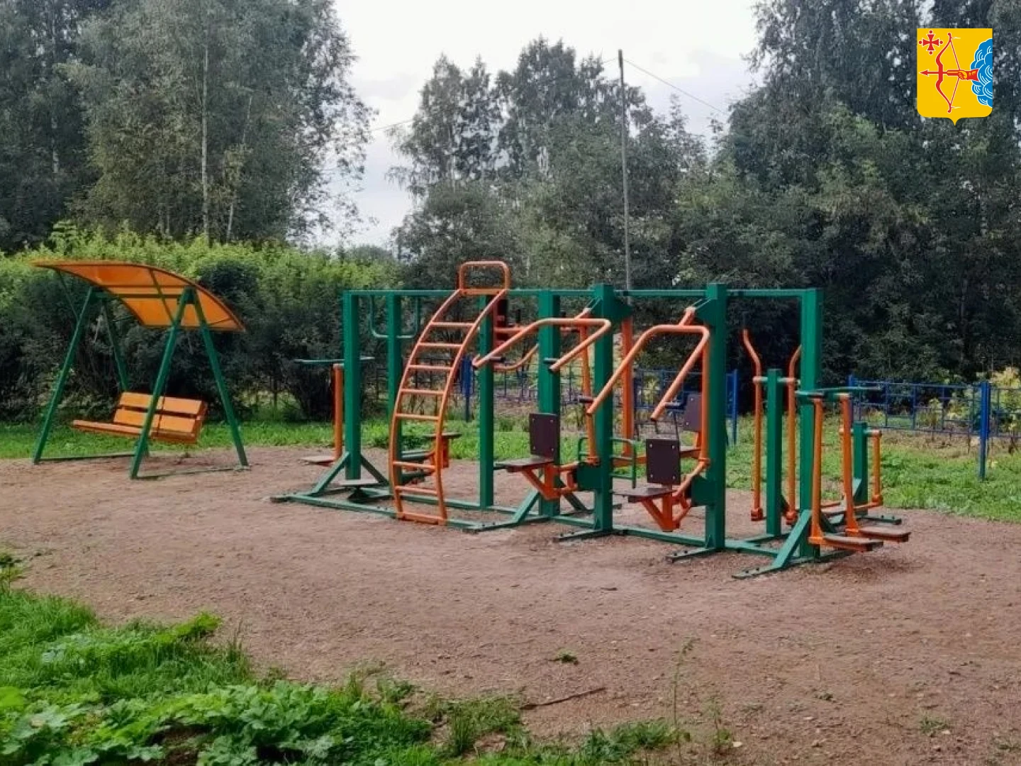 ✔️В парке деревни Петруненки Фаленского округа появилась современная спортивная площадк...