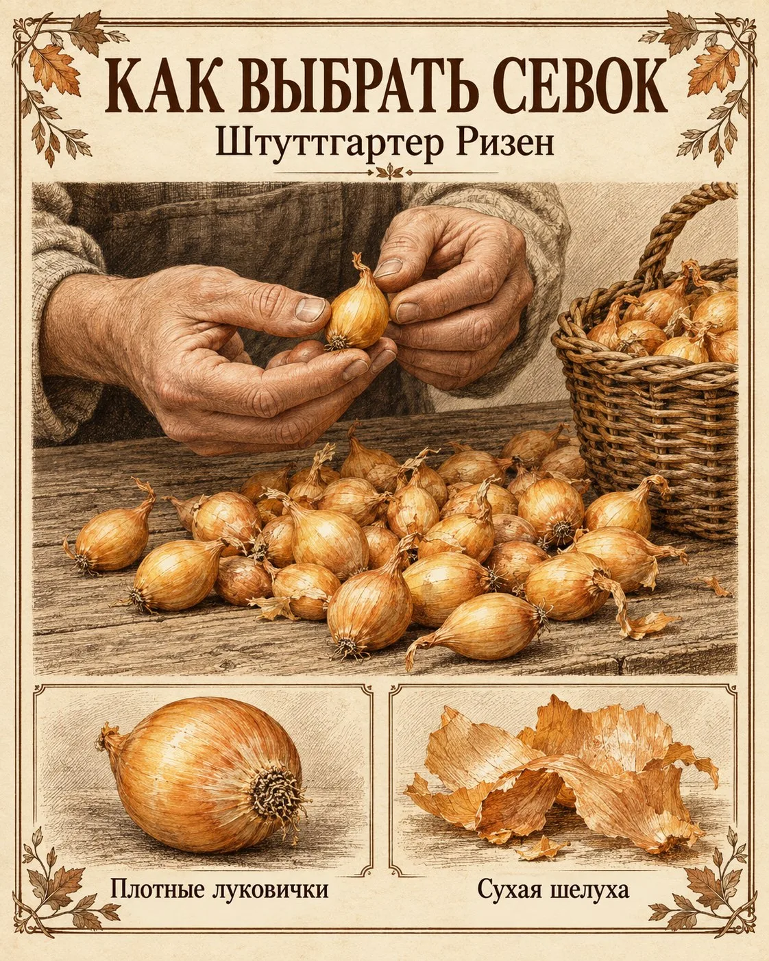 🧅 ЛУК-СЕВОК: КАКОЙ БРАТЬ НА ПОСАДКУ?