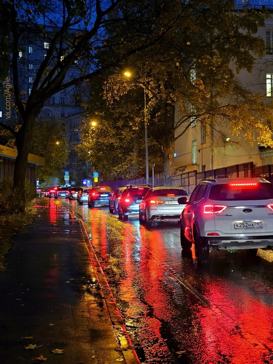 🍂🚘 Вечерние осенние краски!