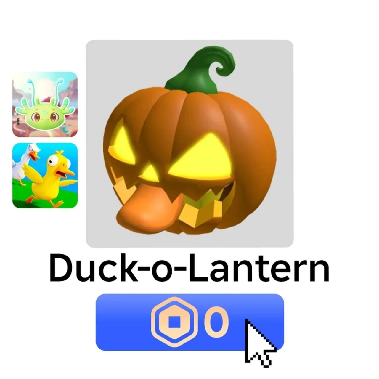 🦆 Утка-тыква бесплатно в Roblox