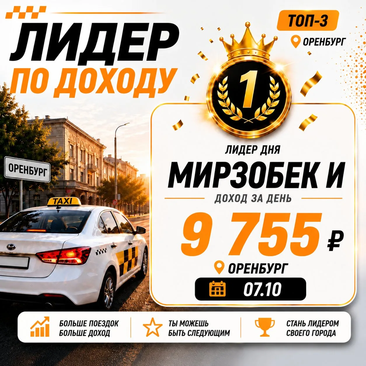 Лидеры по заработку за 7 октября
