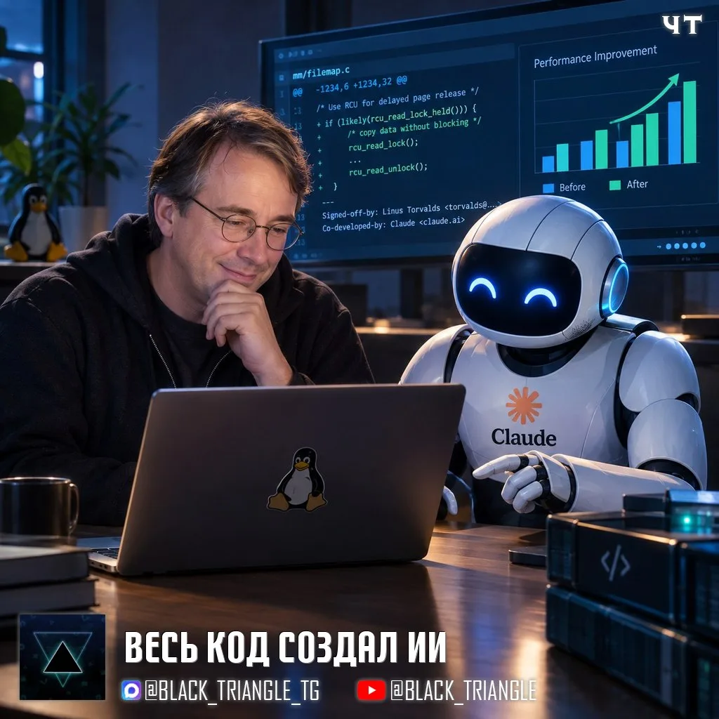 ☝🏻Код ядра Linux теперь пишет Claude
