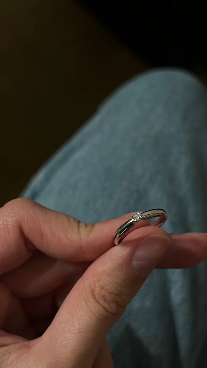 Серебряное колечко