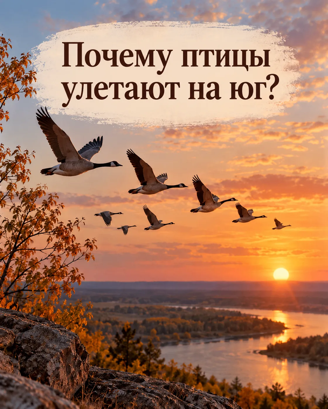 🪶 Почему птицы улетают на юг?