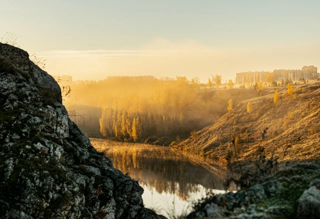 Кинематографичный рассвет на Исети 🌅
