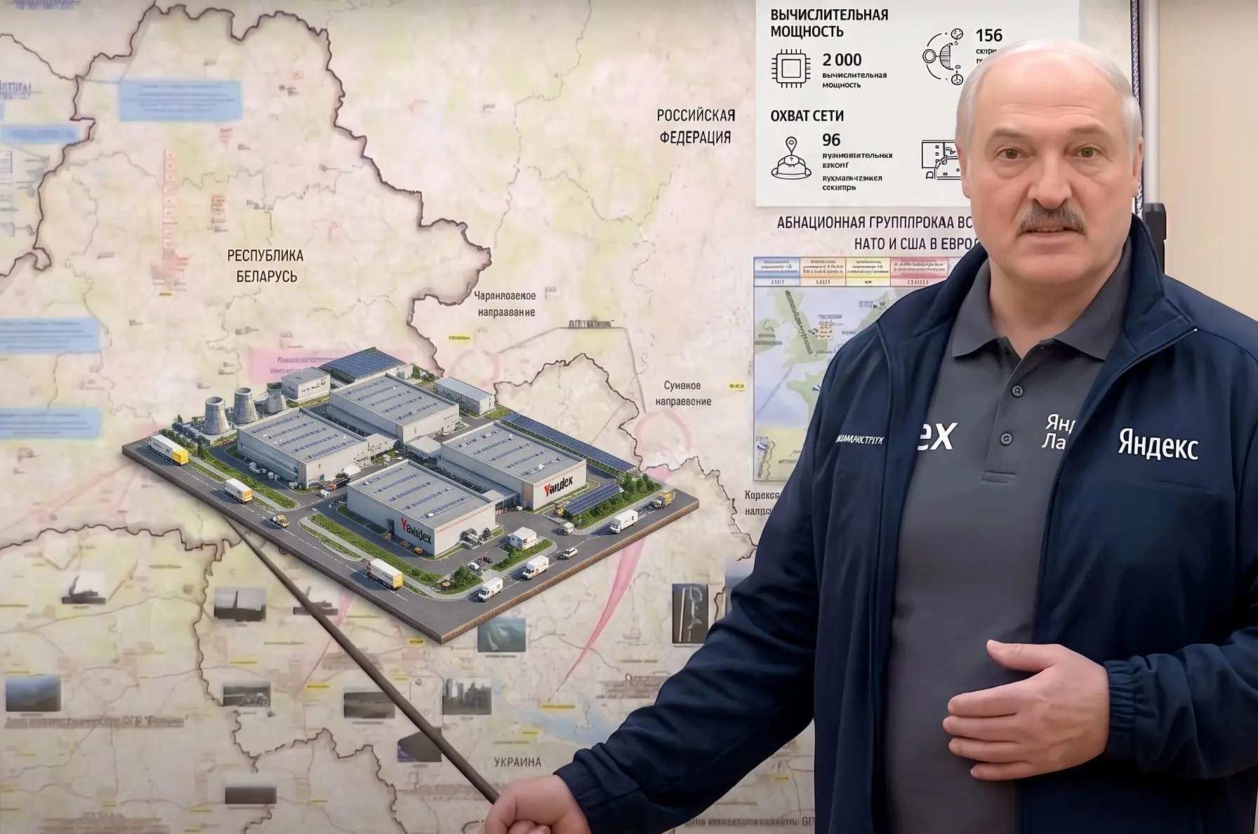 ⚡️ «А я вам сейчас покажу, откуда на дата-центры готовилось нападение», — Лукашенко