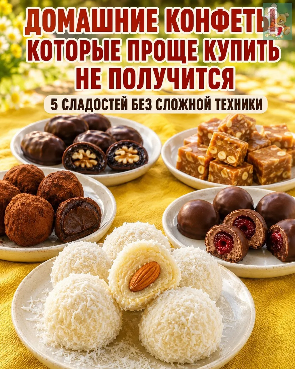 ДОМАШНИЕ КОНФЕТЫ, КОТОРЫЕ ПРОЩЕ КУПИТЬ НЕ ПОЛУЧИТСЯ 🍬
