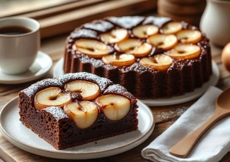 Королевская шоколадная шарлотка