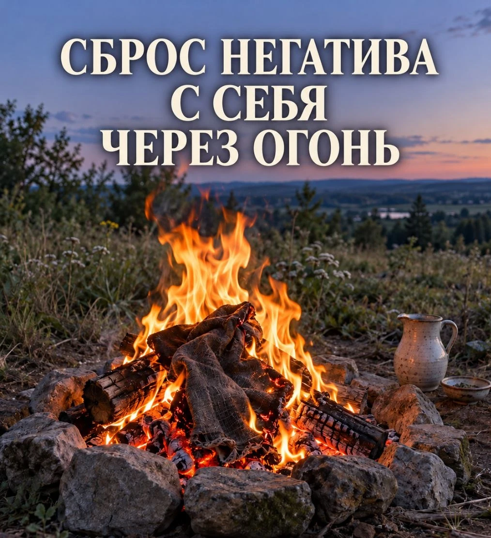 Сброс негатива через огонь 🔥