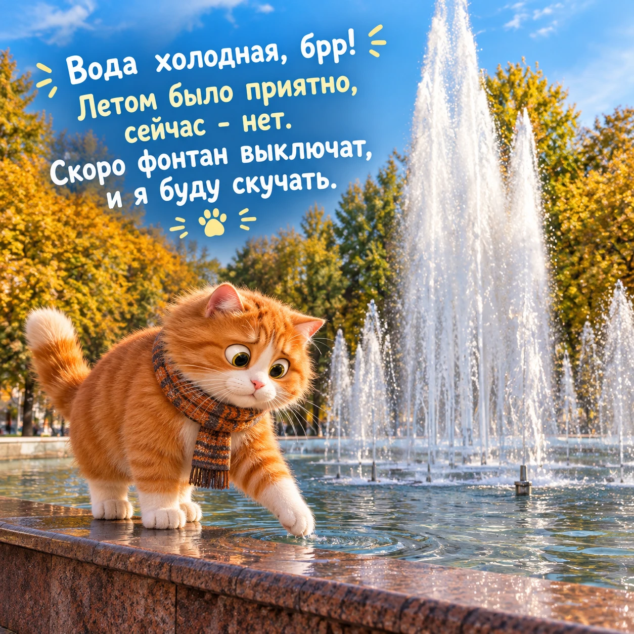 Сезон работы фонтанов в Коломне подходит к концу. А вам нравятся фонтаны в городских па...