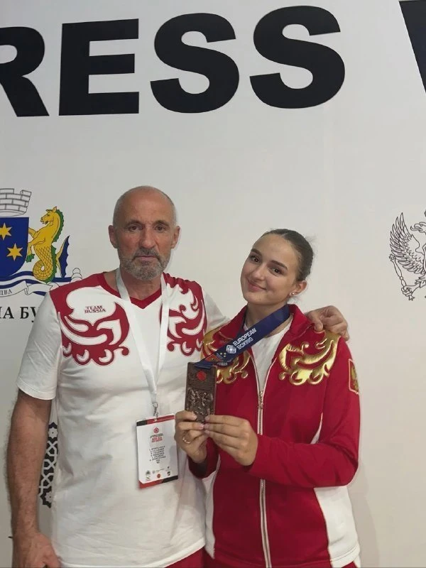 Юстина Ануфриева — призёр первенства Европы