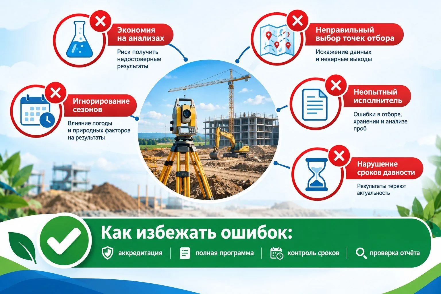 🔬 Инженерно-экологические изыскания: как пройти экспертизу с первого раза