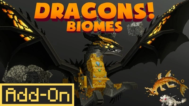 Dragon! Biomes — аддон добавляет в каждый биом в любом измерении уникальных драконов. И...