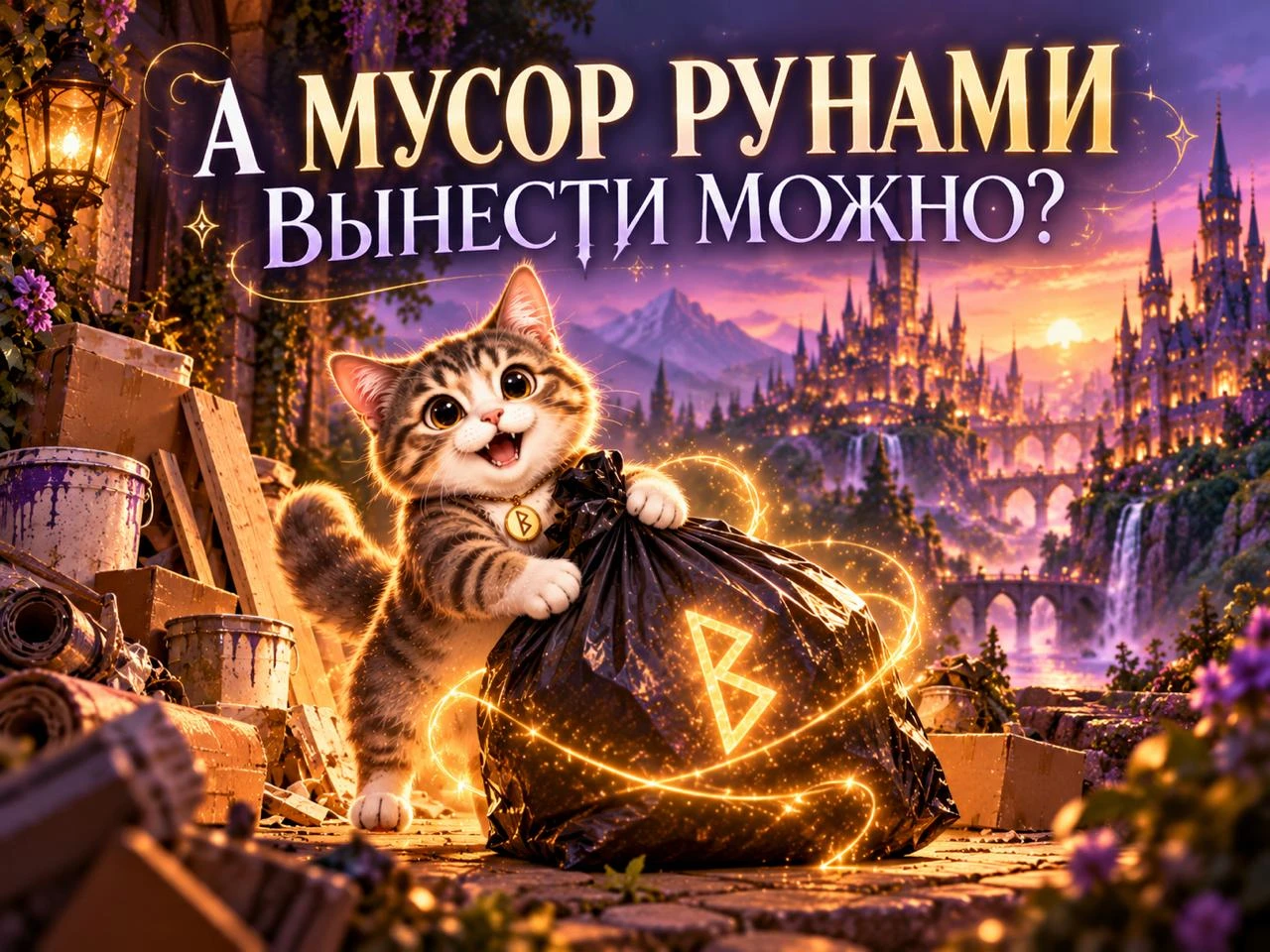 🪄 А МУСОР РУНАМИ ВЫНЕСТИ МОЖНО?