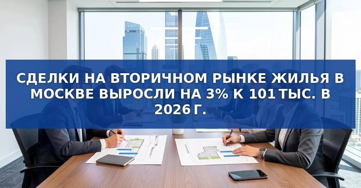 Рост сделок на вторичном рынке жилья в Москве
