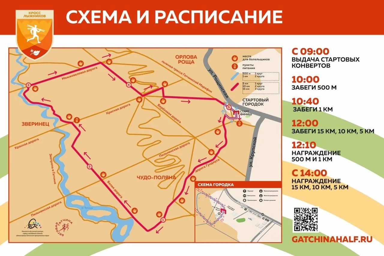 🏃‍♀️ В Гатчине 18 октября пройдёт «Кросс лыжников»