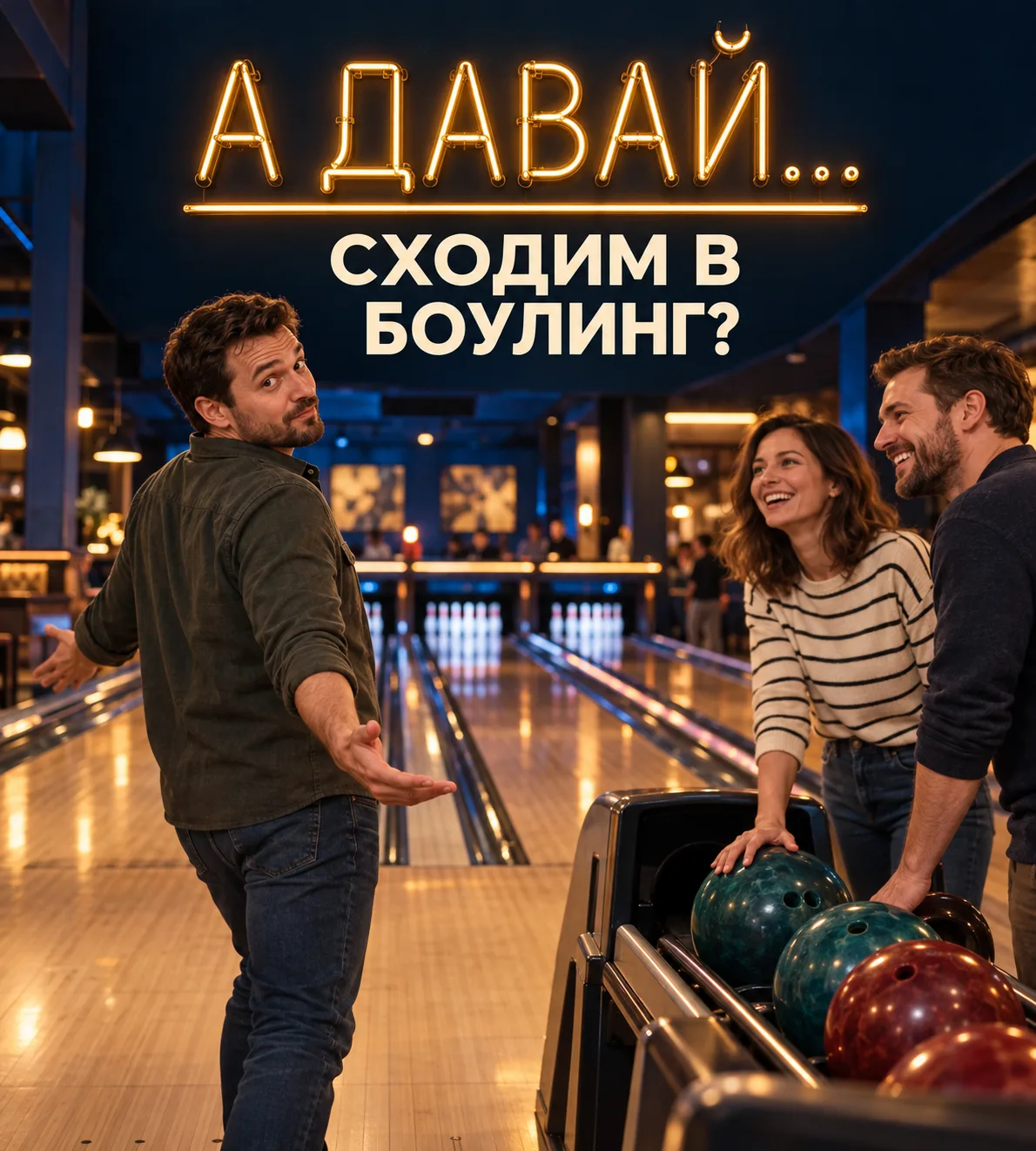 А давай сходим в боулинг? 🎳