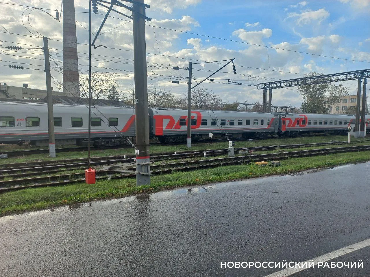 Поезд Новороссийска — Москва задержан более чем на четыре часа после атаки БПЛА